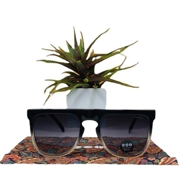 KOMONO Sunglasses Black Gray NEW - Picture 3 of 12